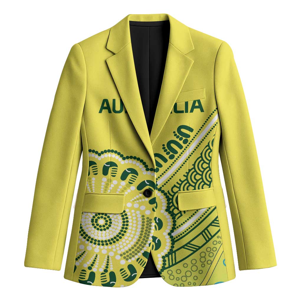 Custom Cricket Aussie Pride Blazer Aboriginal Dot Art Cricket - Aussie Hoodie