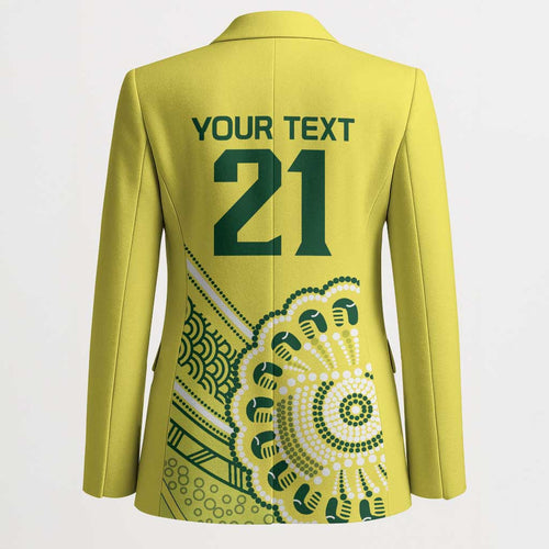 Custom Cricket Aussie Pride Blazer Aboriginal Dot Art Cricket - Aussie Hoodie