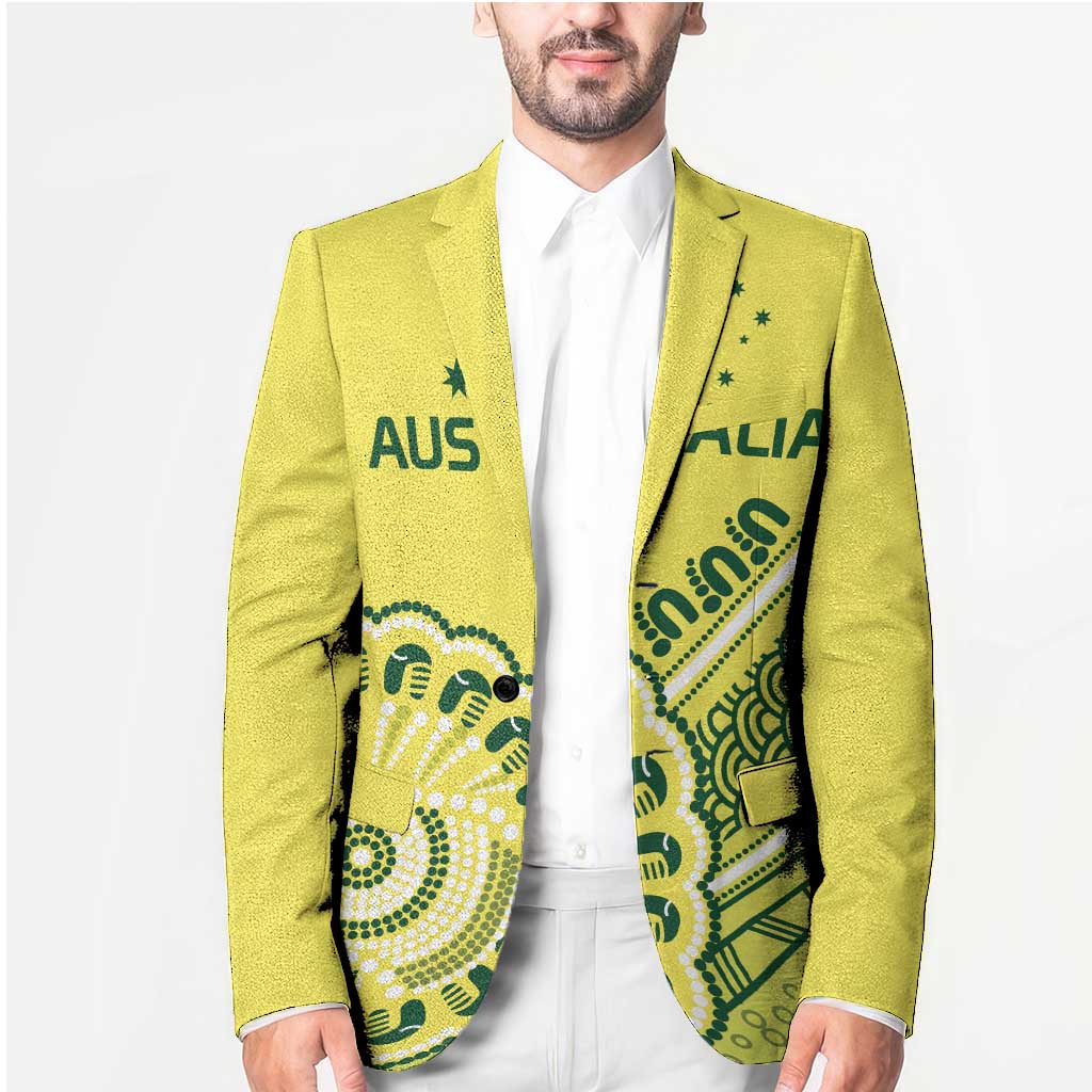 Custom Cricket Aussie Pride Blazer Aboriginal Dot Art Cricket - Aussie Hoodie