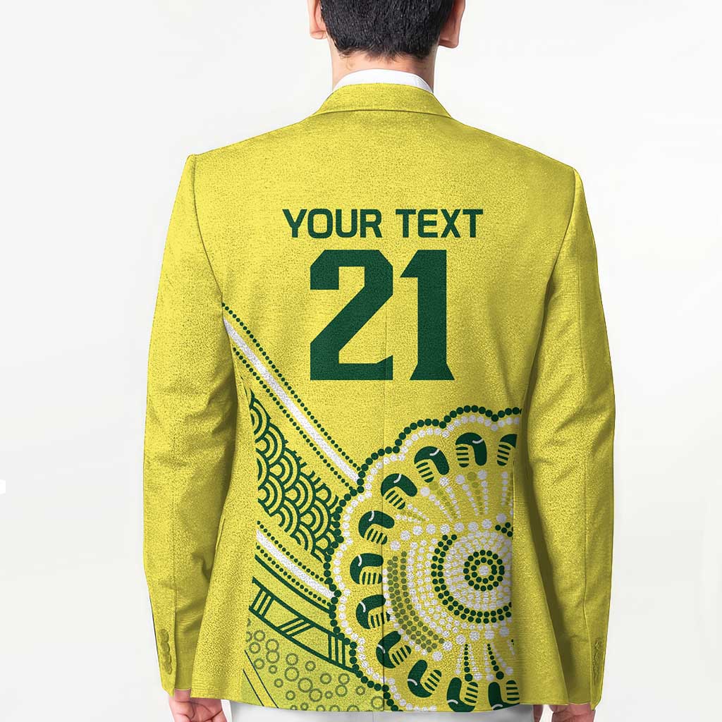 Custom Cricket Aussie Pride Blazer Aboriginal Dot Art Cricket - Aussie Hoodie