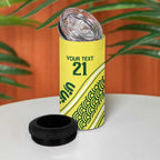 Custom Cricket Aussie Pride 4 in 1 Can Cooler Tumbler Aboriginal Dot Art Cricket - Aussie Hoodie