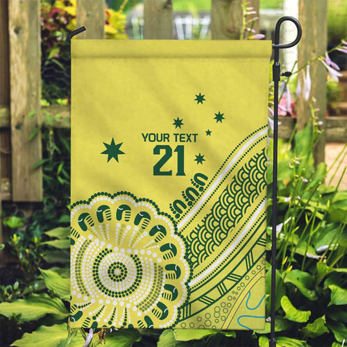 Custom Cricket Aussie Pride Garden Flag Aboriginal Dot Art Cricket - Aussie Hoodie