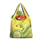 Custom Cricket Aussie Pride Grocery Bag Aboriginal Dot Art Cricket - Aussie Hoodie