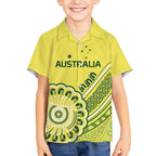 Custom Cricket Aussie Pride Hawaiian Shirt Aboriginal Dot Art Cricket - Aussie Hoodie