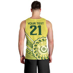 Custom Cricket Aussie Pride Men Tank Top Aboriginal Dot Art Cricket - Aussie Hoodie