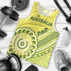 Custom Cricket Aussie Pride Men Tank Top Aboriginal Dot Art Cricket - Aussie Hoodie