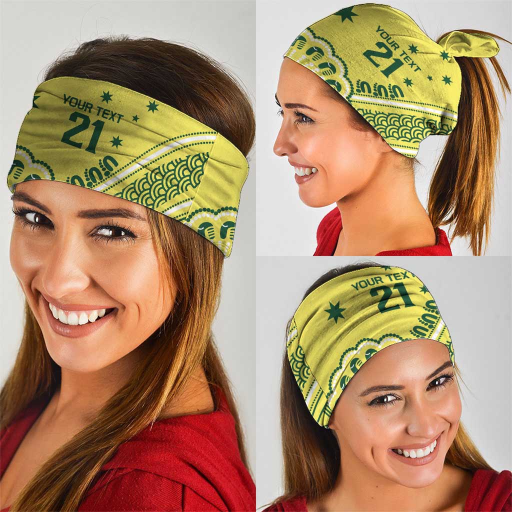 Custom Cricket Aussie Pride Neck Gaiter Aboriginal Dot Art Cricket - Aussie Hoodie