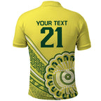 Custom Cricket Aussie Pride Polo Shirt Aboriginal Dot Art Cricket - Aussie Hoodie