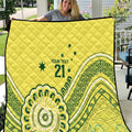 Custom Cricket Aussie Pride Quilt Aboriginal Dot Art Cricket - Aussie Hoodie