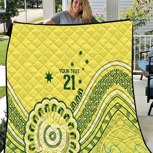 Custom Cricket Aussie Pride Quilt Aboriginal Dot Art Cricket - Aussie Hoodie