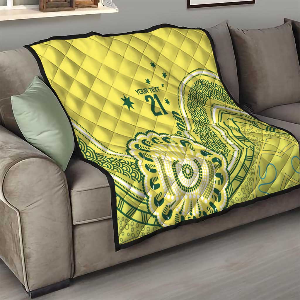 Custom Cricket Aussie Pride Quilt Aboriginal Dot Art Cricket - Aussie Hoodie