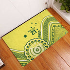 Custom Cricket Aussie Pride Rubber Doormat Aboriginal Dot Art Cricket - Aussie Hoodie