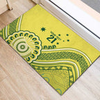 Custom Cricket Aussie Pride Rubber Doormat Aboriginal Dot Art Cricket - Aussie Hoodie
