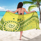 Custom Cricket Aussie Pride Sarong Aboriginal Dot Art Cricket - Aussie Hoodie