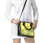 Custom Cricket Aussie Pride Shoulder Handbag Aboriginal Dot Art Cricket - Aussie Hoodie