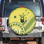 Custom Cricket Aussie Pride Spare Tire Cover Aboriginal Dot Art Cricket - Aussie Hoodie