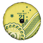 Custom Cricket Aussie Pride Spare Tire Cover Aboriginal Dot Art Cricket - Aussie Hoodie