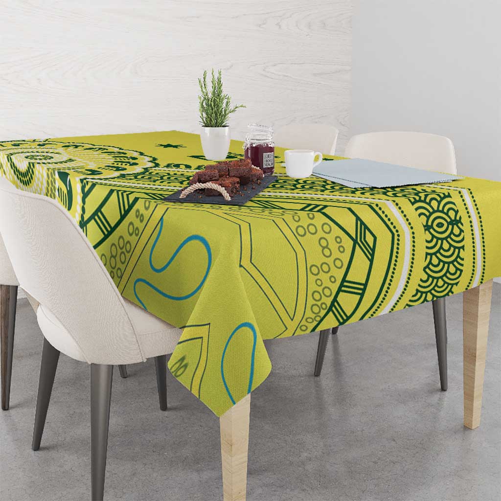 Custom Cricket Aussie Pride Tablecloth Aboriginal Dot Art Cricket - Aussie Hoodie