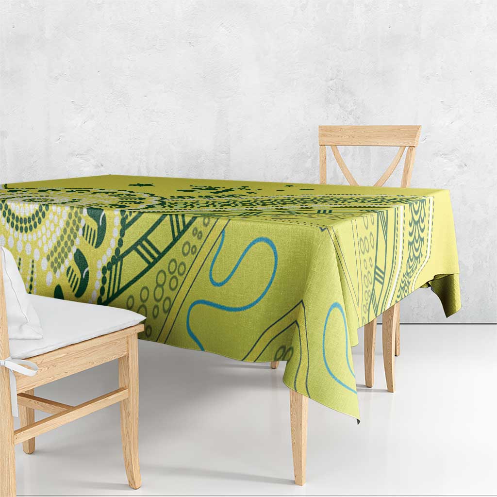 Custom Cricket Aussie Pride Tablecloth Aboriginal Dot Art Cricket - Aussie Hoodie