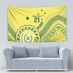 Custom Cricket Aussie Pride Tapestry Aboriginal Dot Art Cricket - Aussie Hoodie