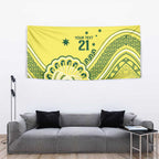 Custom Cricket Aussie Pride Tapestry Aboriginal Dot Art Cricket - Aussie Hoodie