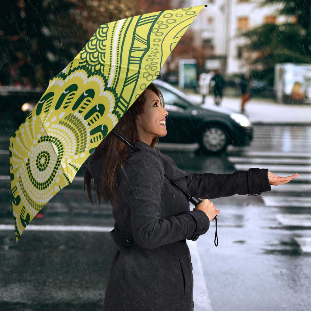 Custom Cricket Aussie Pride Umbrella Aboriginal Dot Art Cricket - Aussie Hoodie
