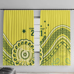 Custom Cricket Aussie Pride Window Curtain Aboriginal Dot Art Cricket - Aussie Hoodie