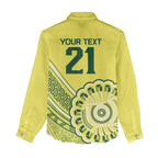 Custom Cricket Aussie Pride Women Casual Shirt Aboriginal Dot Art Cricket - Aussie Hoodie