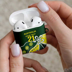 Custom Cricket Aussie Pride AirPods Case Indigenous Inspired - Aussie Hoodie