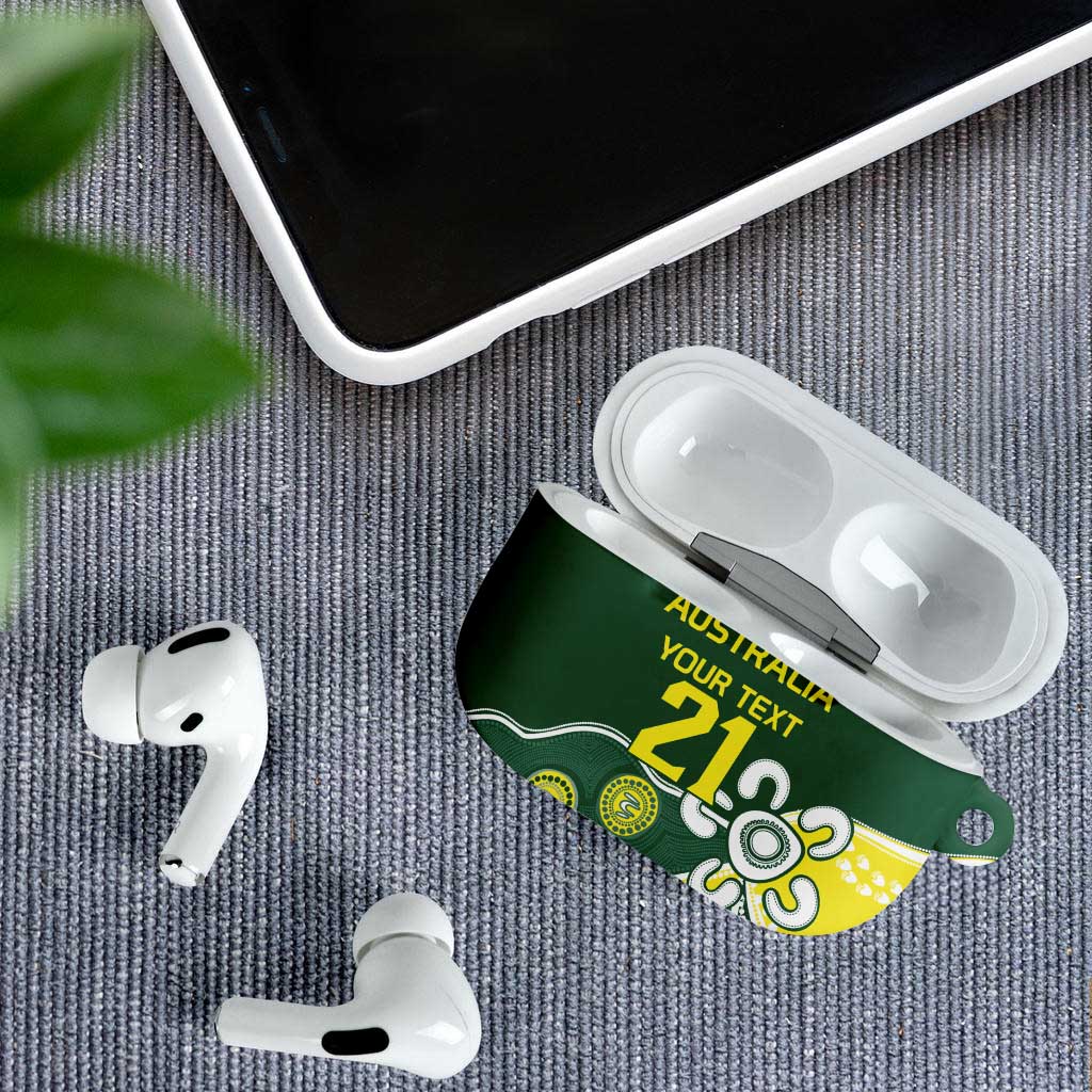 Custom Cricket Aussie Pride AirPods Case Indigenous Inspired - Aussie Hoodie