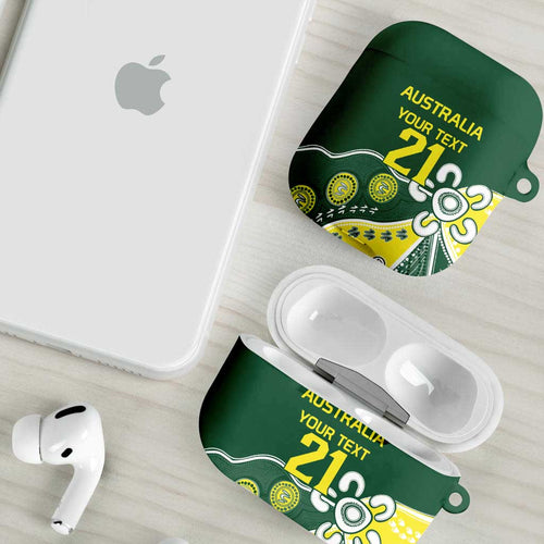 Custom Cricket Aussie Pride AirPods Case Indigenous Inspired - Aussie Hoodie