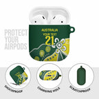 Custom Cricket Aussie Pride AirPods Case Indigenous Inspired - Aussie Hoodie
