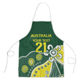 Custom Cricket Aussie Pride Apron Indigenous Inspired - Aussie Hoodie