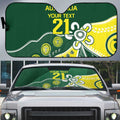 Custom Cricket Aussie Pride Auto Sun Shade Indigenous Inspired - Aussie Hoodie