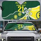 Custom Cricket Aussie Pride Auto Sun Shade Indigenous Inspired - Aussie Hoodie