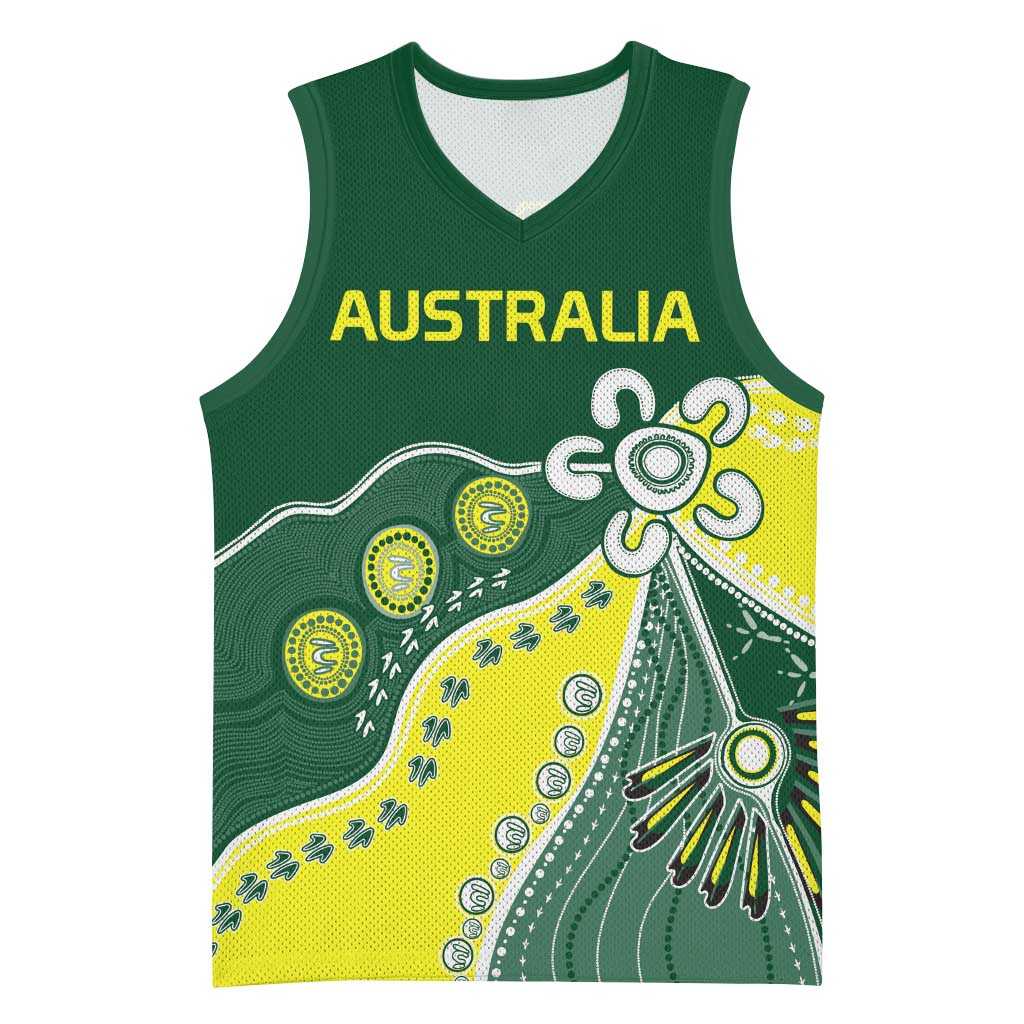 Custom Cricket Aussie Pride Basketball Jersey Indigenous Inspired - Aussie Hoodie