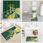 Custom Cricket Aussie Pride Bathroom Set Indigenous Inspired - Aussie Hoodie