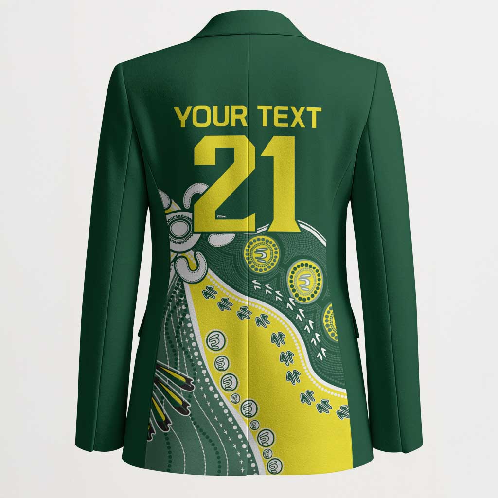 Custom Cricket Aussie Pride Blazer Indigenous Inspired - Aussie Hoodie