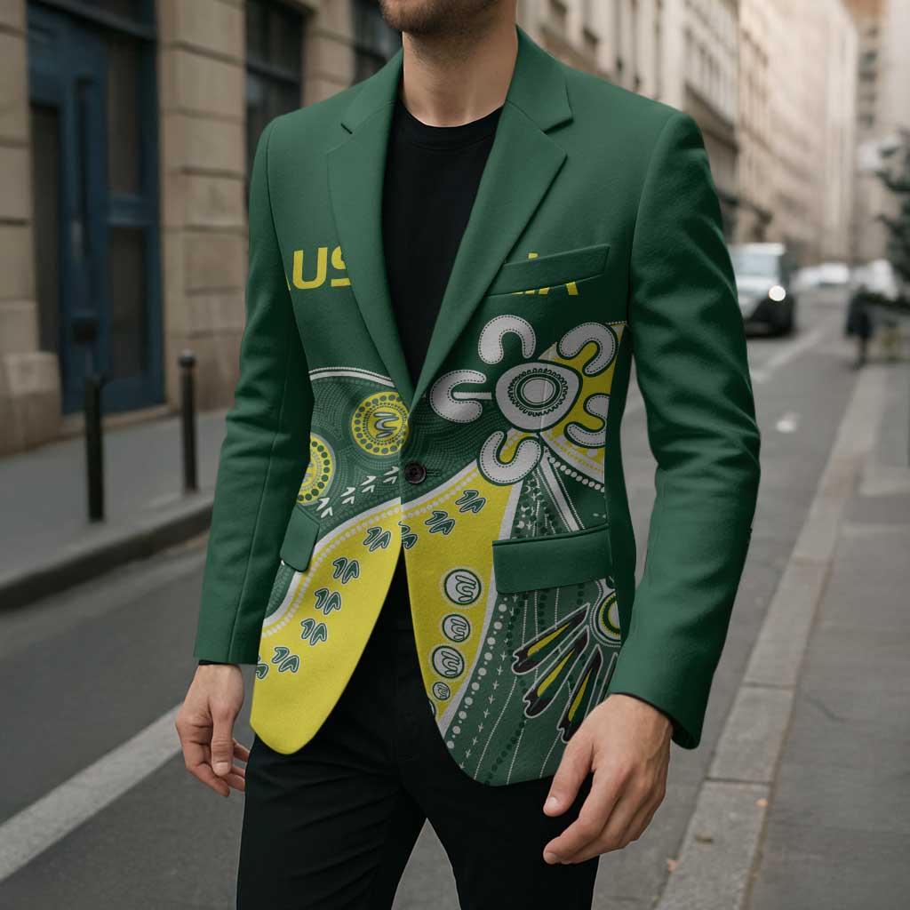 Custom Cricket Aussie Pride Blazer Indigenous Inspired - Aussie Hoodie