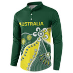 Custom Cricket Aussie Pride Button Sweatshirt Indigenous Inspired - Aussie Hoodie