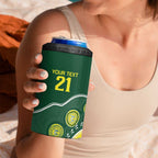 Custom Cricket Aussie Pride 4 in 1 Can Cooler Tumbler Indigenous Inspired - Aussie Hoodie