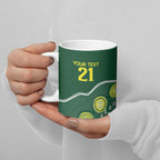 Custom Cricket Aussie Pride Ceramic Mug Indigenous Inspired - Aussie Hoodie