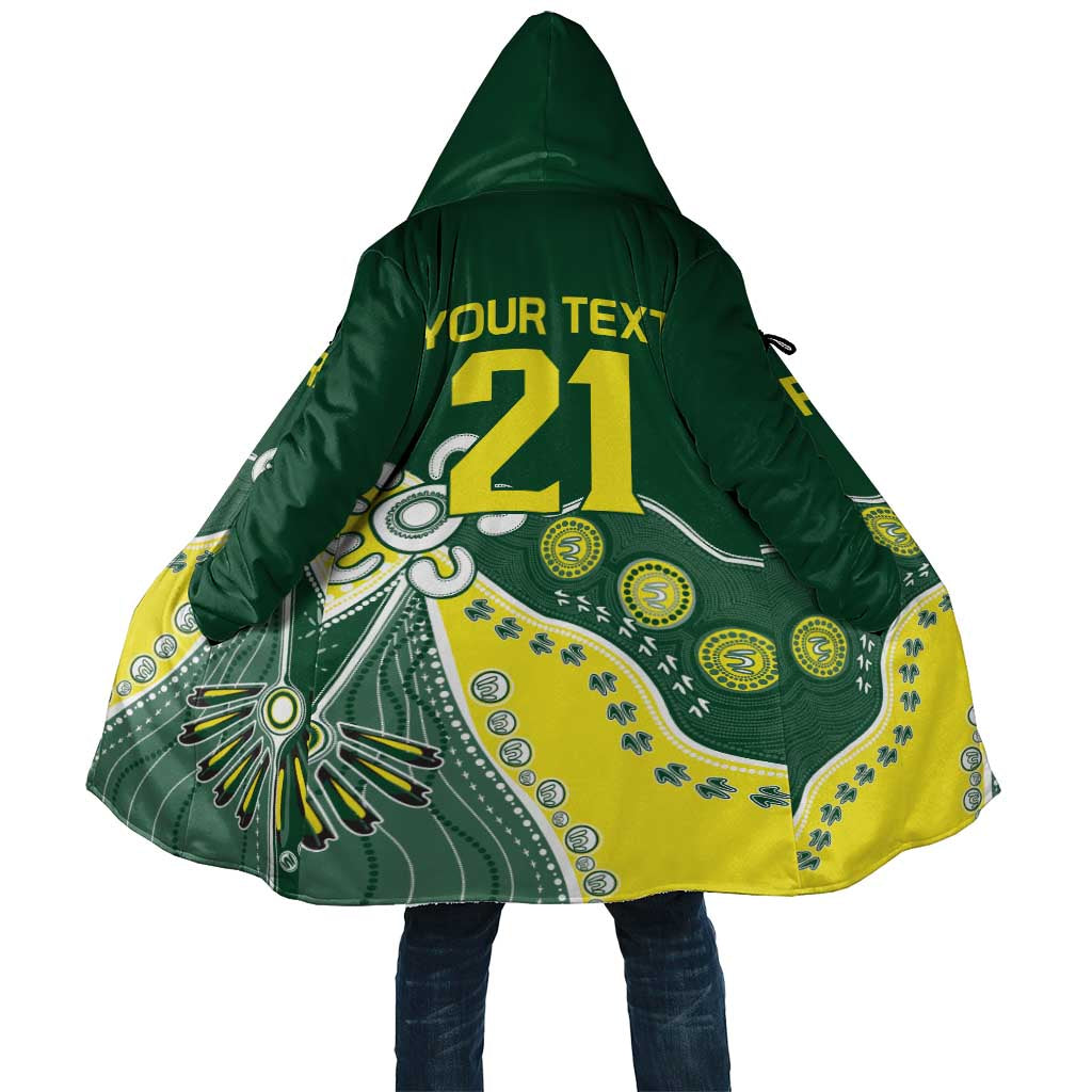 Custom Cricket Aussie Pride Cloak Indigenous Inspired - Aussie Hoodie