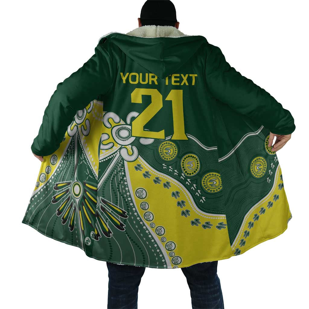 Custom Cricket Aussie Pride Cloak Indigenous Inspired - Aussie Hoodie