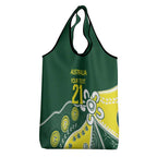 Custom Cricket Aussie Pride Grocery Bag Indigenous Inspired - Aussie Hoodie