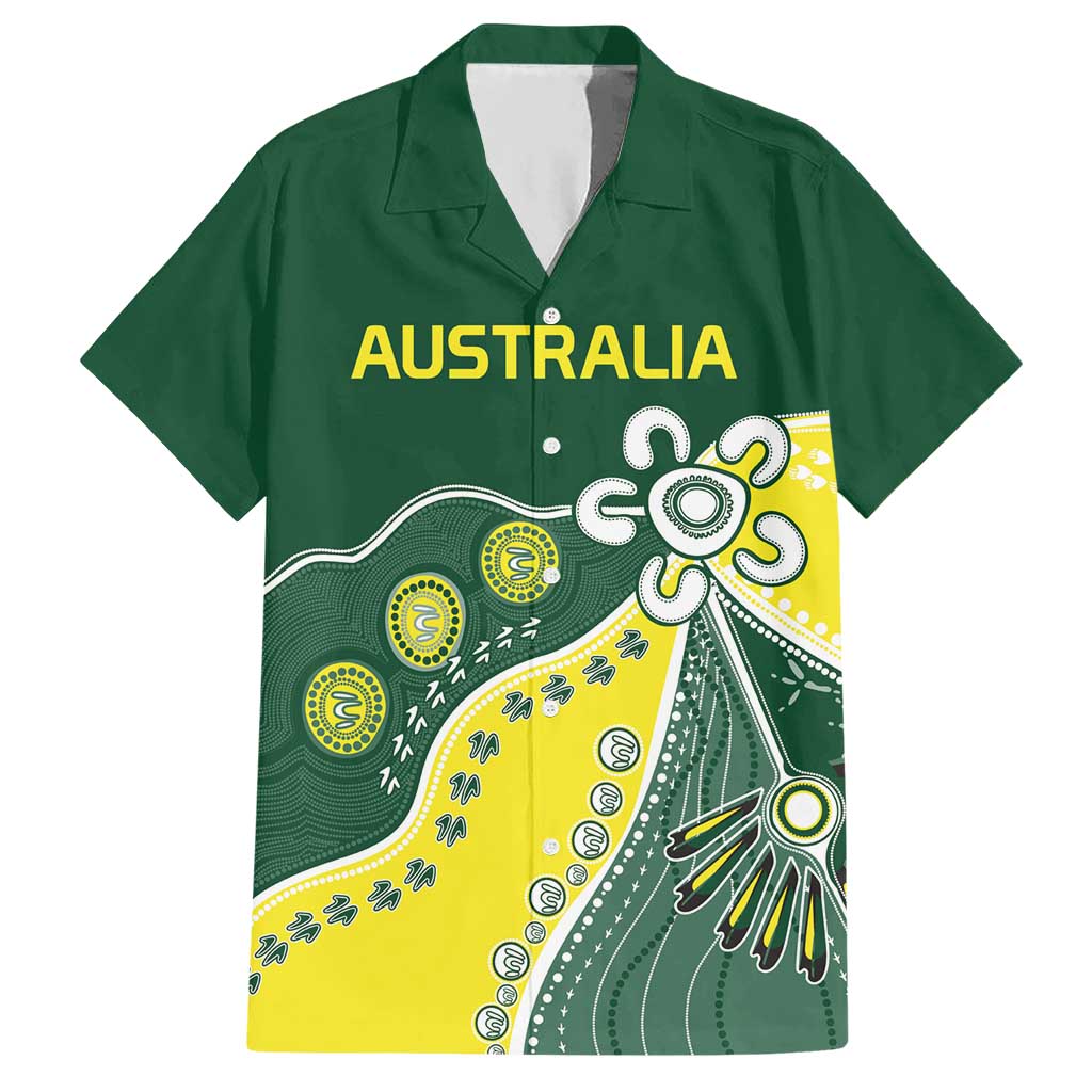 Custom Cricket Aussie Pride Hawaiian Shirt Indigenous Inspired - Aussie Hoodie