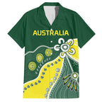 Custom Cricket Aussie Pride Hawaiian Shirt Indigenous Inspired - Aussie Hoodie