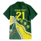 Custom Cricket Aussie Pride Hawaiian Shirt Indigenous Inspired - Aussie Hoodie