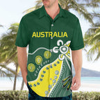 Custom Cricket Aussie Pride Hawaiian Shirt Indigenous Inspired - Aussie Hoodie