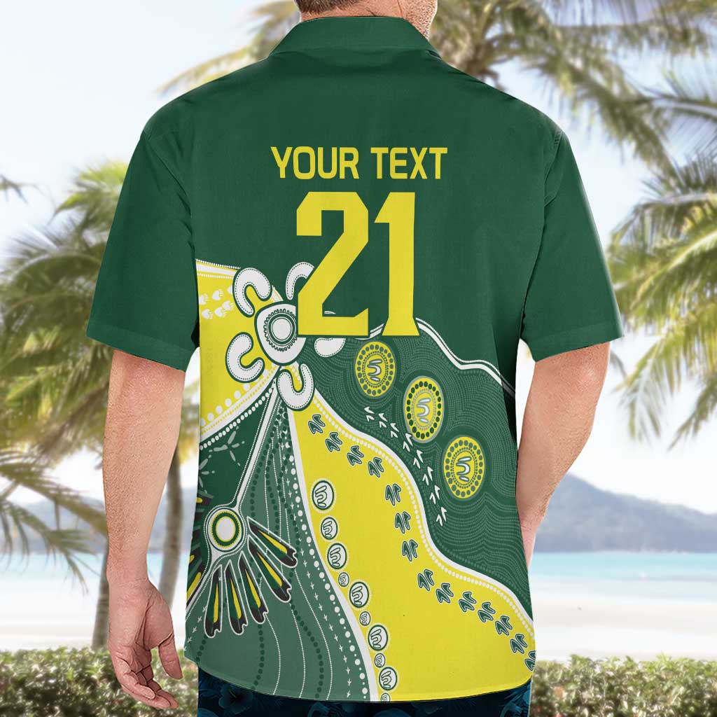 Custom Cricket Aussie Pride Hawaiian Shirt Indigenous Inspired - Aussie Hoodie